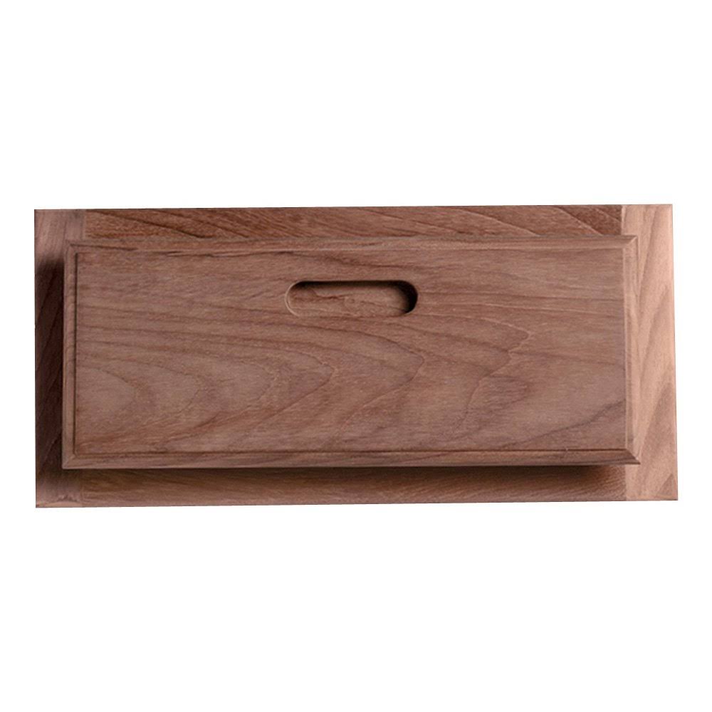 15in Width x 7inH Teak Drawer Door Front and Frame V856715