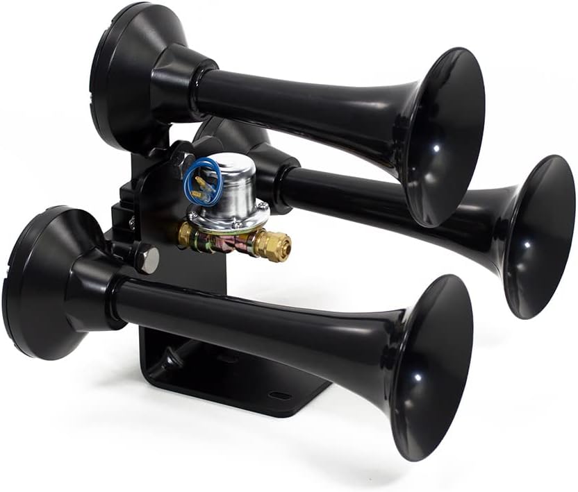 2 Gallon Air Horn Kit with 3 Trumpets F4008