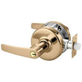 Bright Bronze Cylindrical Lock H68502