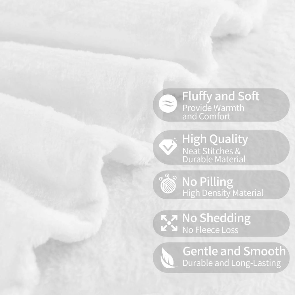 Flannel Throw Blanket, 50 x 70 inches I8135