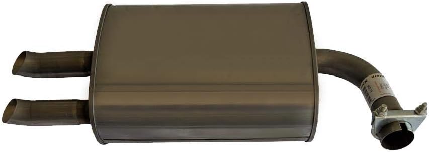 Stainless Steel Resonator Muffler Exhaust System Kit M9716
