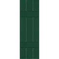 2-Pack 12-in W x 75-in H Chrome Green Wood Exterior Shutters A7744