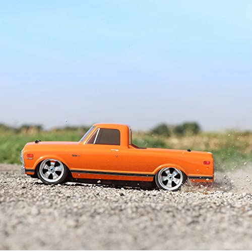 1/10 1972 Chevy C10 Pickup Truck V100 AWD RTR Orange RC Truck N23349