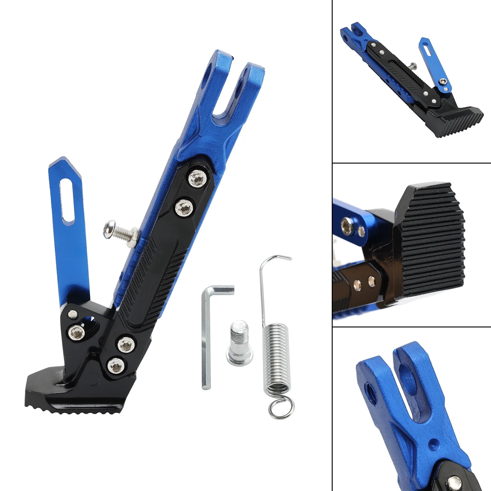 Blue Adjustable Side Stand M719