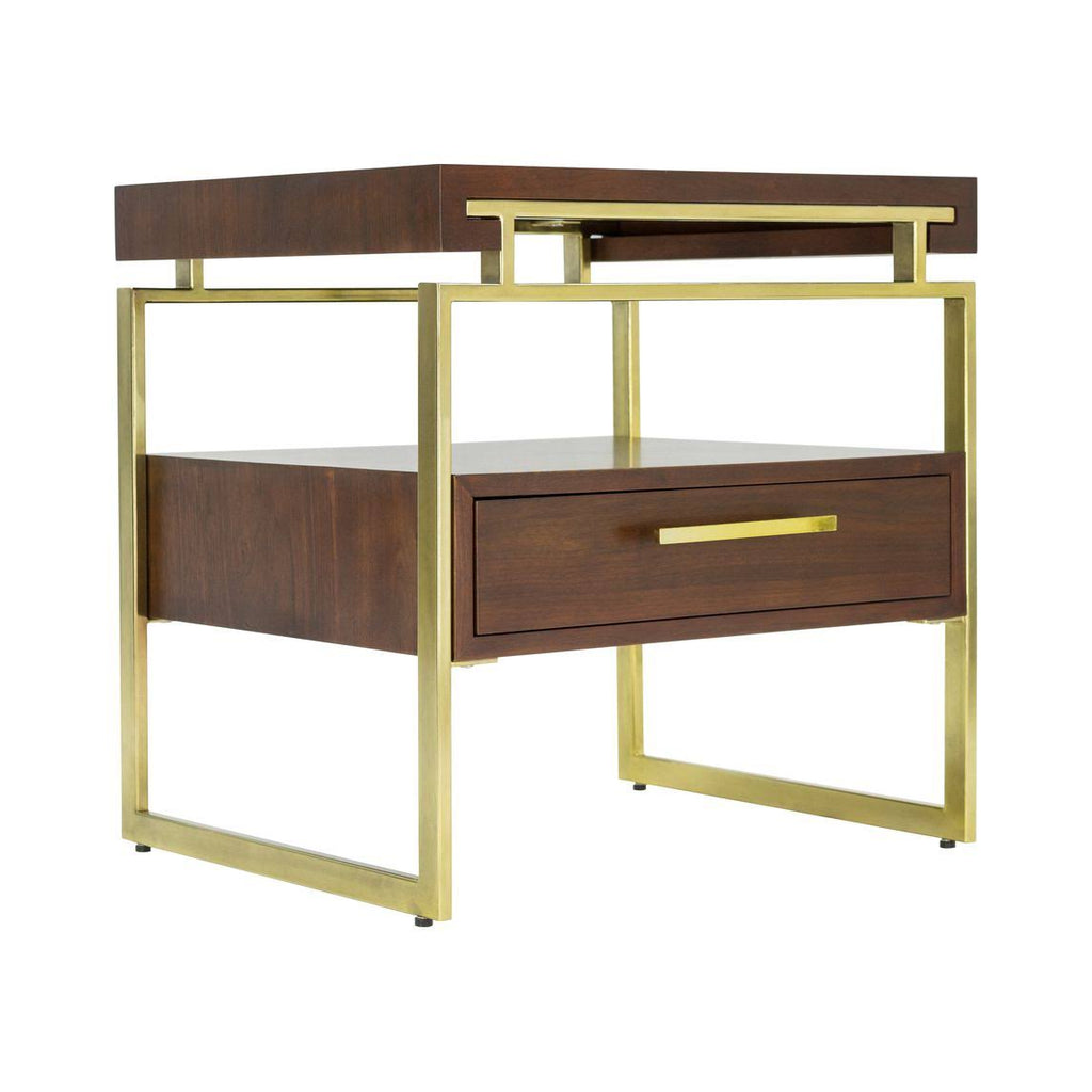 Rich Nut Brown Side Table D852828