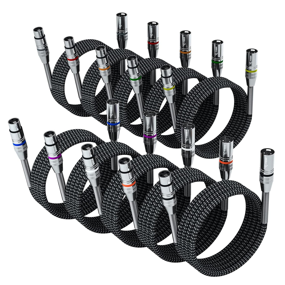 100ft Nylon Braided XLR Male to Female Microphone Cable X5553