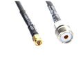 RG-58 Dual Shielded Coaxial Cable SMA Male Plug to UHF Female SO-239 (6 ft) B494