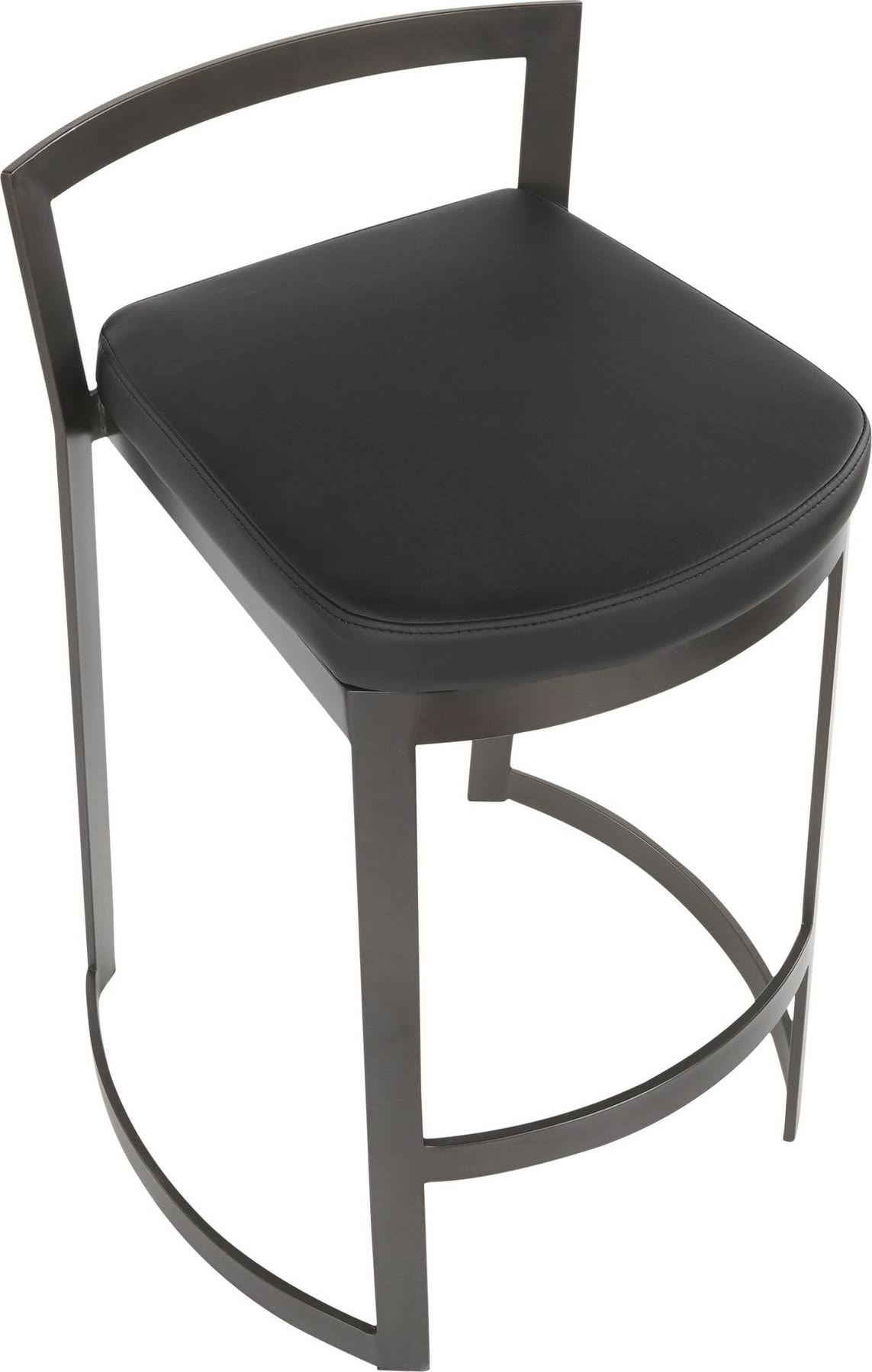 Black Set of 2 Counter Stool K618004