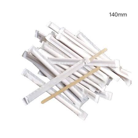 1000pcs Disposable Wood Coffee Stirrer Stir Rods B9754
