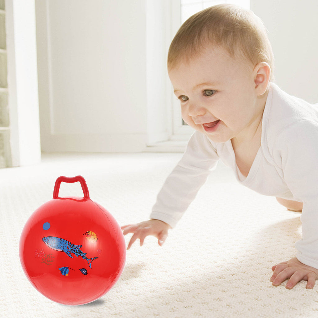 3Pcs Inflatable Hopper Balls with Handle H289