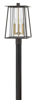 Three Light Outdoor Post Top Pier Mount D817