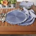 6 Piece Placement Set Nautical Blue S783