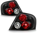 Black Rear Tail Lights Brake Lamps Assembly Pair L5996