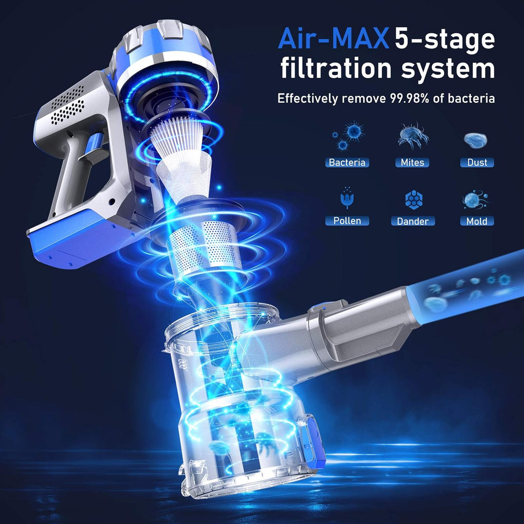 Cordless 4 in 1 Stick Vacuum Cleaner with LCD Touch Screen G7401
