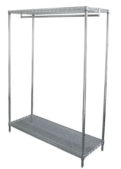 2 Tier Chrome Garment Rack X693
