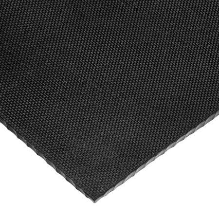 Textured Neoprene Rubber Roll, 72x22L x 36x22W x 3/32x22 Thick, 40A, Black X62640