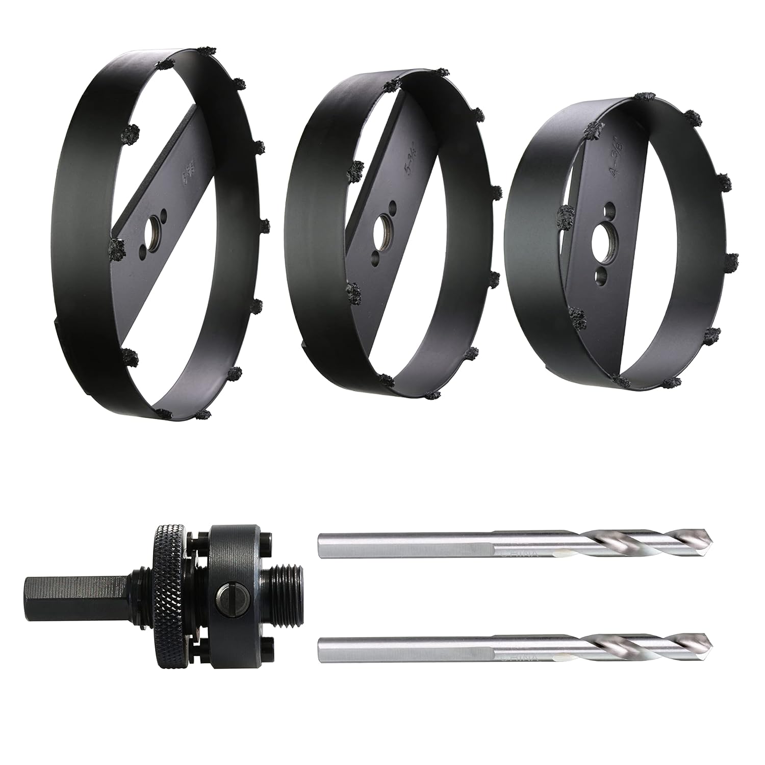 Carbide Grit Hole Saw with Arbor Pack of 2 U77244