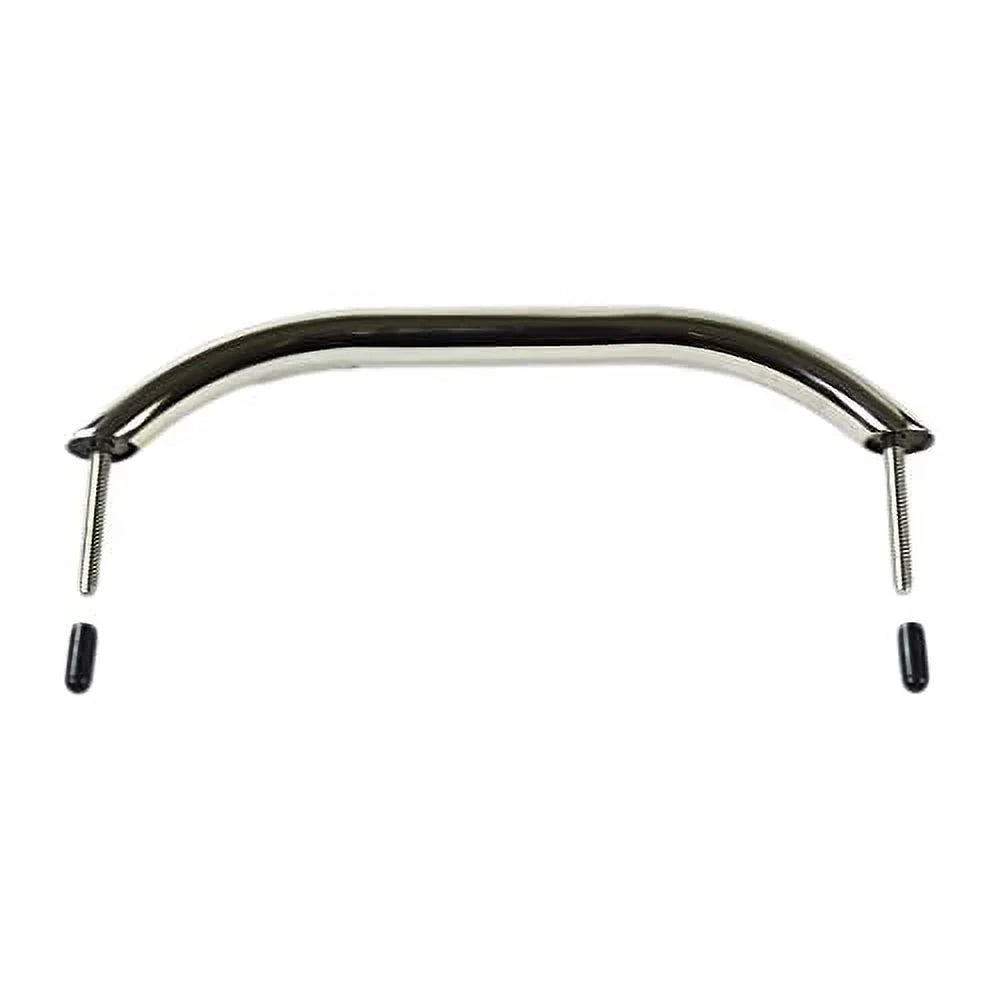 Stainless Steel Boat Handle Grab Bar Mount Handrail with Flange and Studs – 11 Inches (Pack of 1) J268724