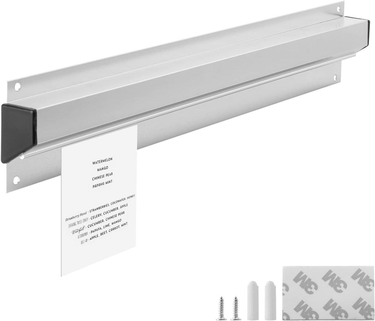Silver 16 Inch Aluminium Receipt Holder, Pack of 2 G686