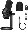 Black USB Condenser Desktop Microphone Pack of 2 E2703