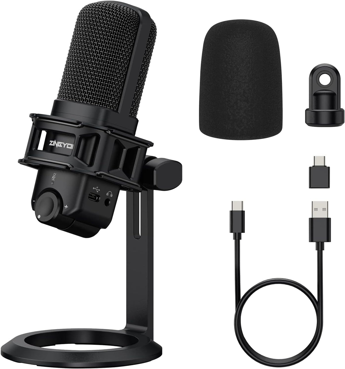 Black USB Condenser Desktop Microphone Pack of 2 E2703