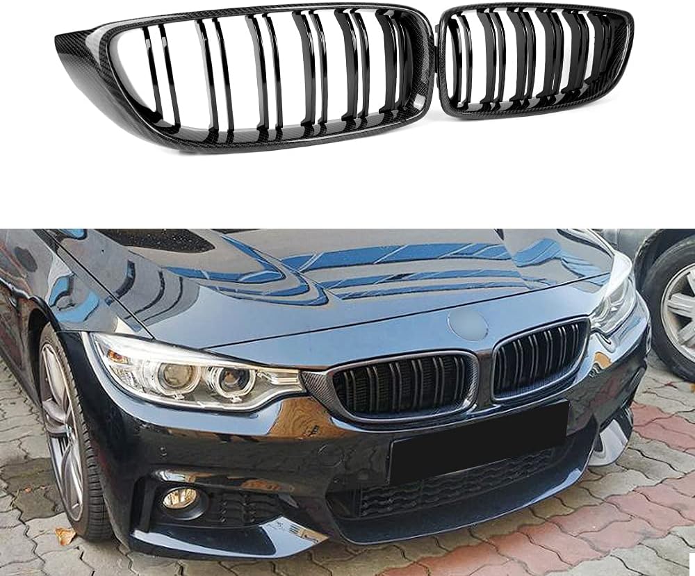 Gloss Black ABS Kidney Grille, 2-pc Set P6690