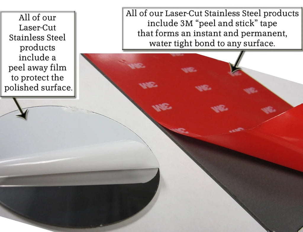 Stainless Steel Window Sill Trim 4Pc L575