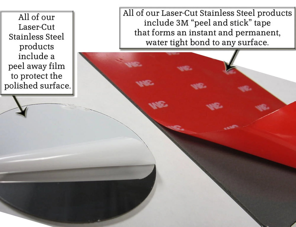 Stainless Steel Window Sill Trim 4Pc L575