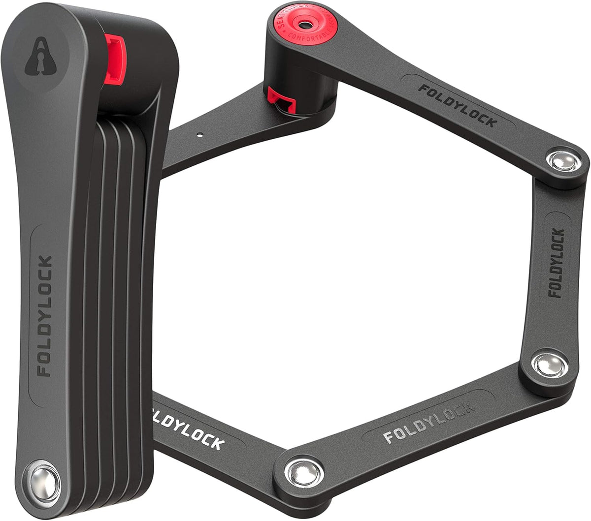 Folding Bike Lock with Keys and Frame Mount, 95 cm Y41637