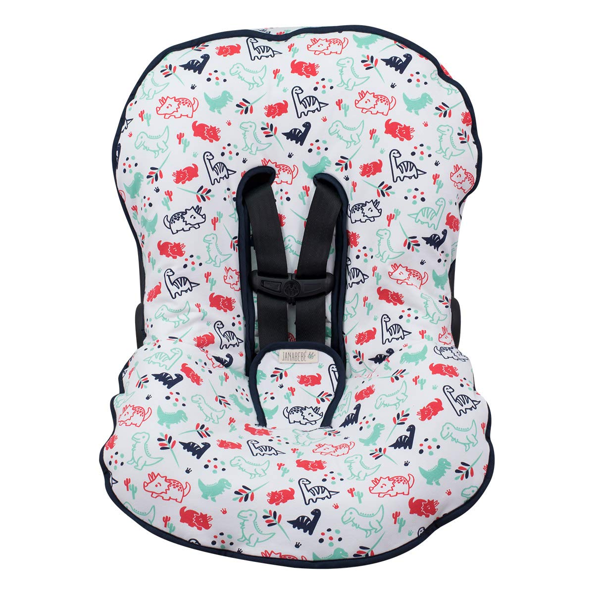 Padded Cover Liner for Baby Car Seat, Black Star, Pack of 2 K8052