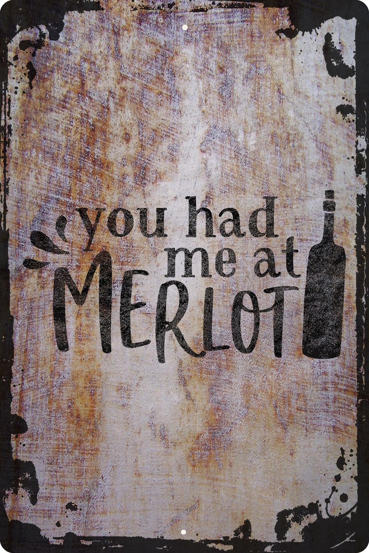 Beige Funny Wine Wall Art Decor 12 x 18 Inch C912