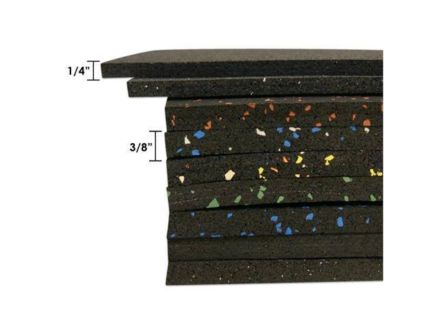 Elephant Bark Candy Corn 4 ft. x 4.5 ft. Rubber Flooring L179507