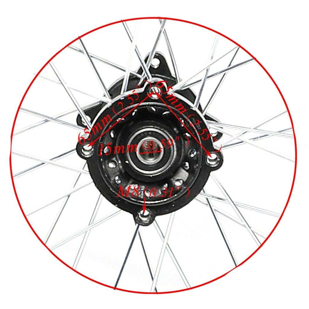 14" Rear Wheel 90/100-14 Tire + Rim for Dirt Bike Pit Bike M9949