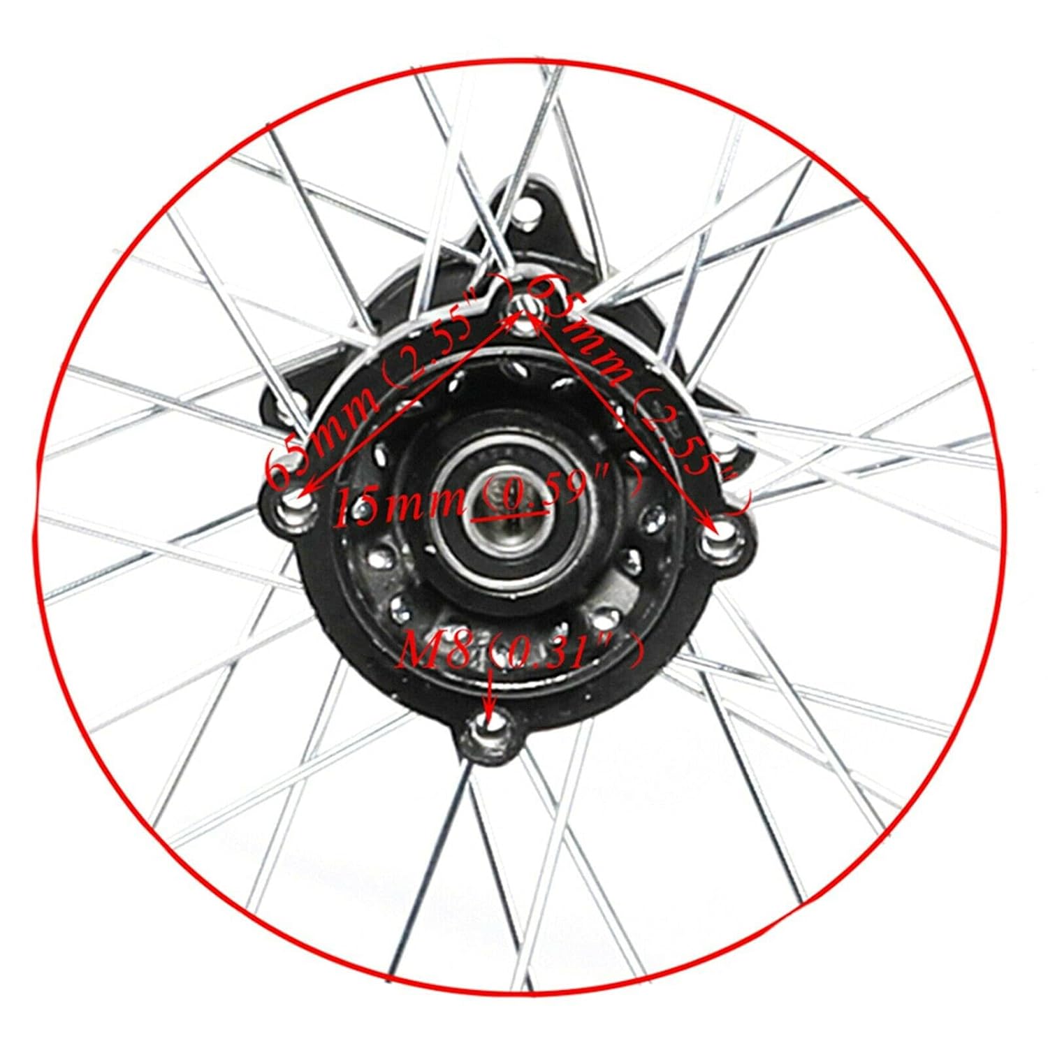 14" Rear Wheel 90/100-14 Tire + Rim for Dirt Bike Pit Bike M9949