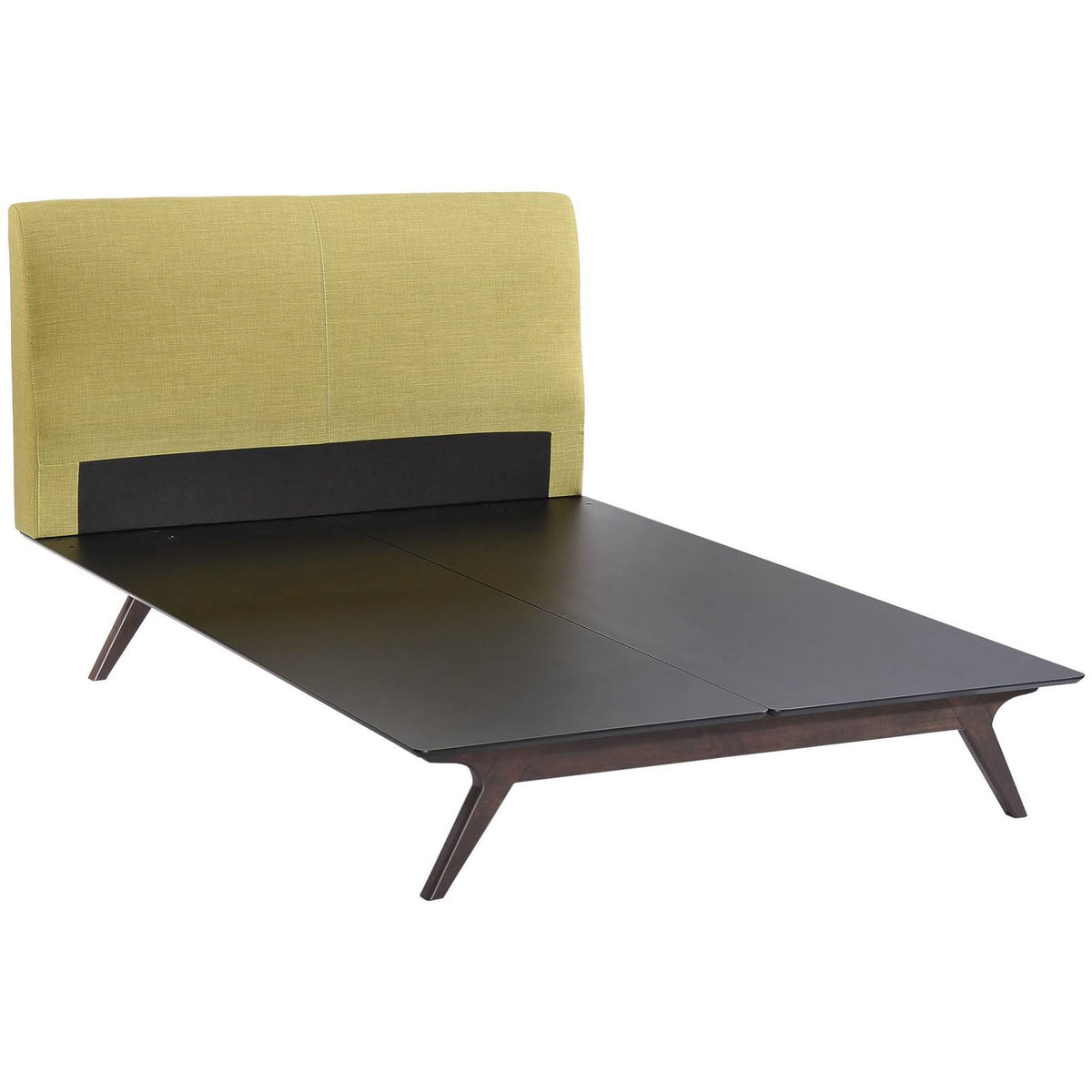 Full Bed in Cappuccino/Green P9478