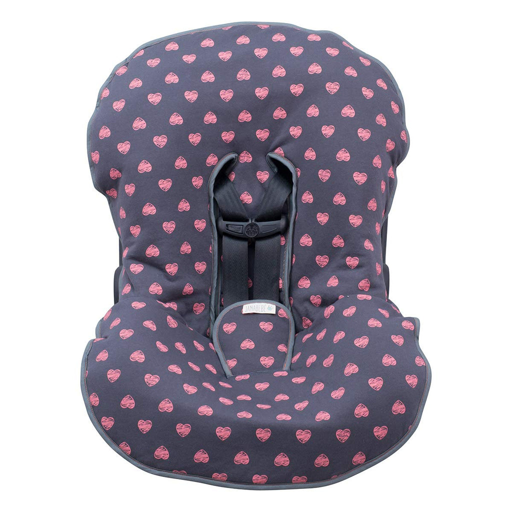 Padded Cover Liner for Baby Car Seat, Black Star, Pack of 2 K8052