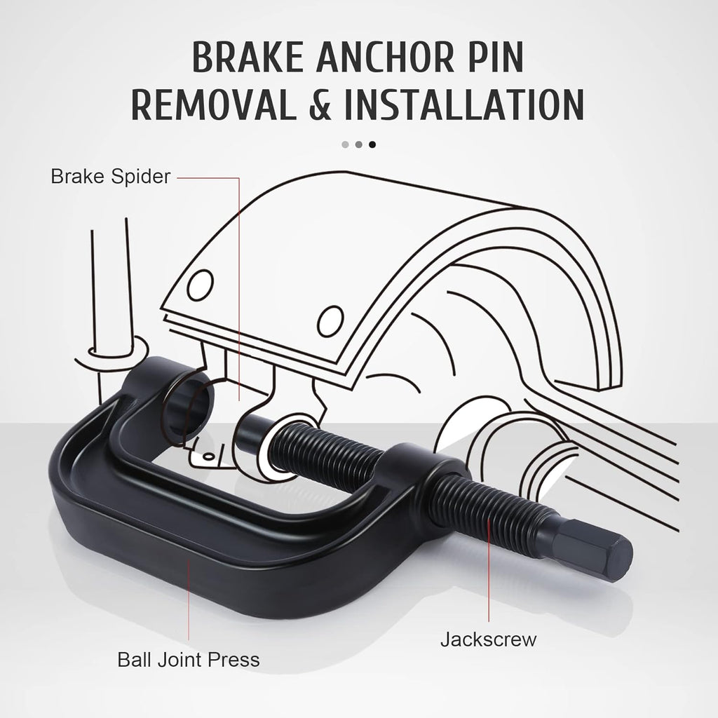 Heavy Duty Ball Joint Press & U Joint Removal Tool Kit with 4x4 Adapters, Pack of 2 D967