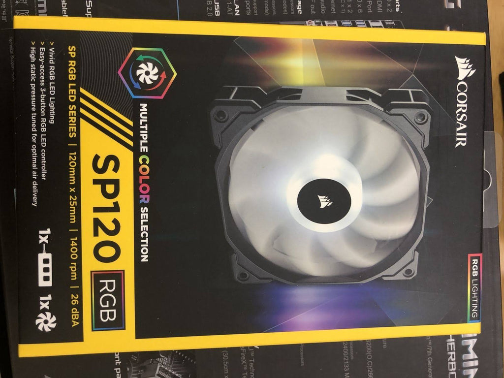 120mm RGB LED Fan with Controller A7925