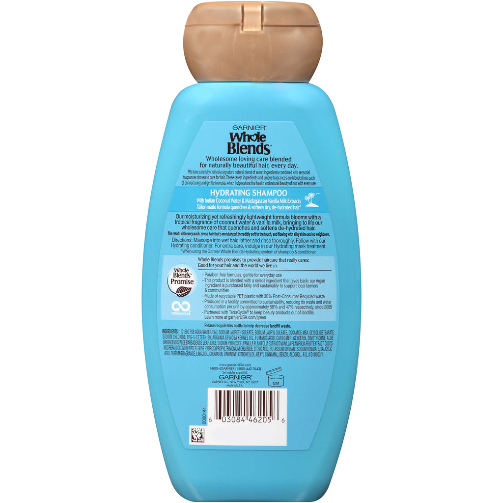 12.5 FL OZ Shampoo with Coconut Water & Vanilla Milk Extracts O6119