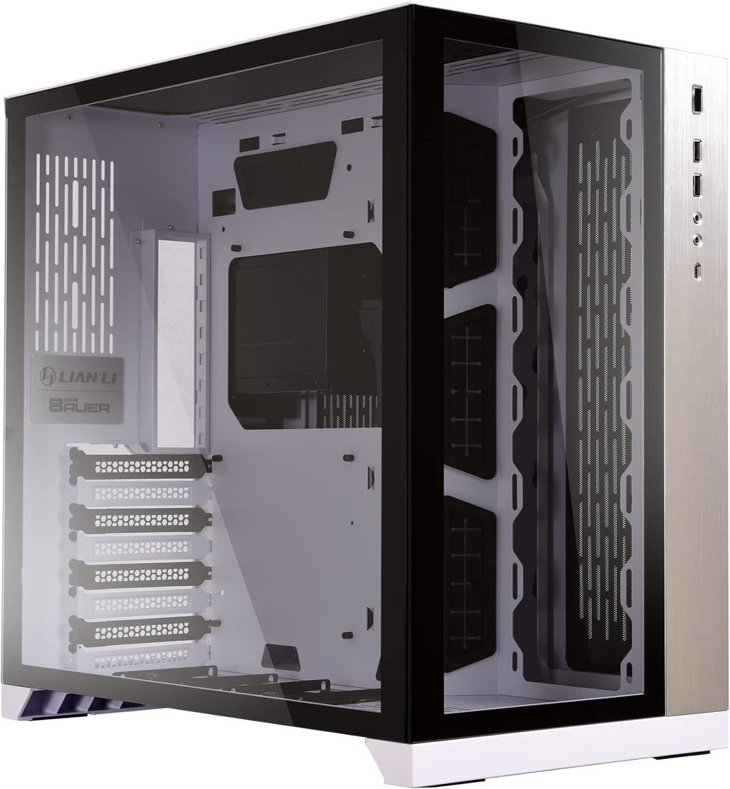 Black ATX Mid Tower Tempered Glass Computer Case A8753