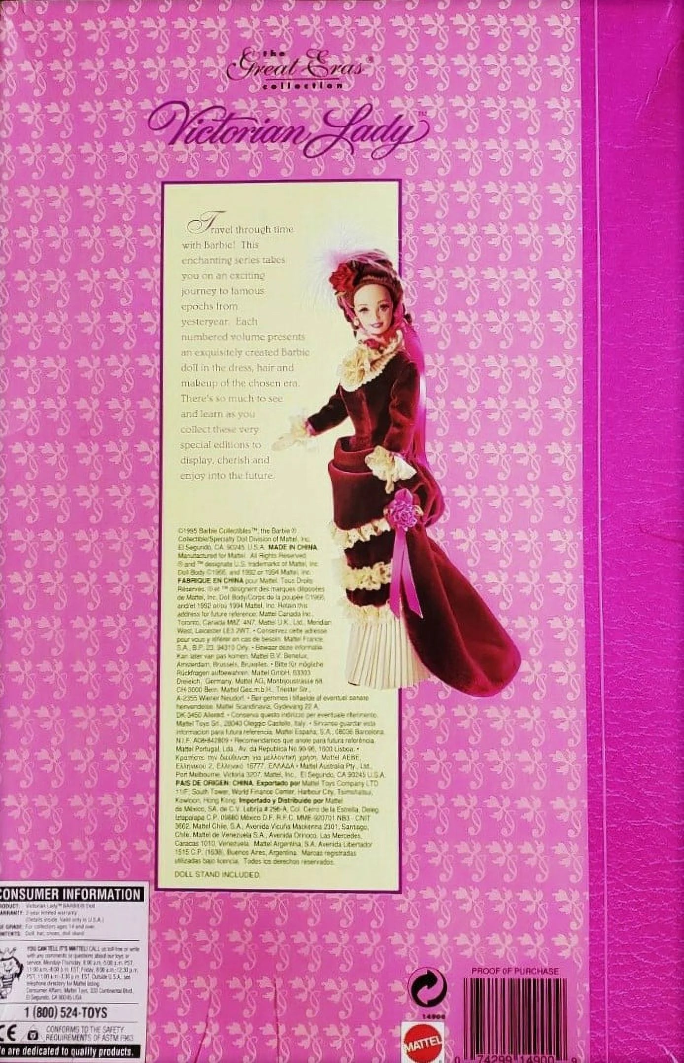 Victorian Lady Barbie Doll P9858