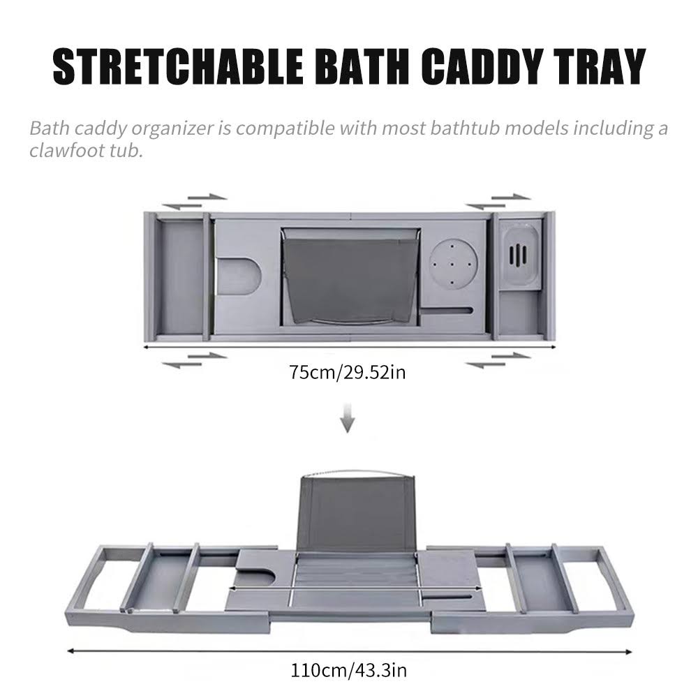 Bamboo Bathtub Caddy Tray N180878