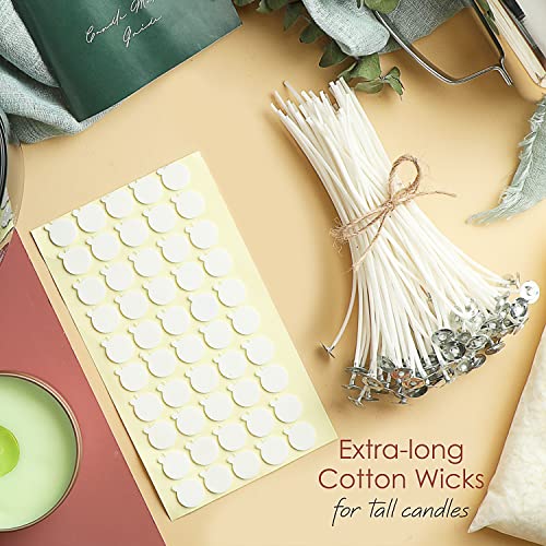 30 lb Natural Soy Wax Flakes with 100 Cotton Candle Wicks C1986