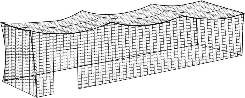 Nylon Baseball Batting Cage Netting 10x10x35ft / 12x12x55ft M99226