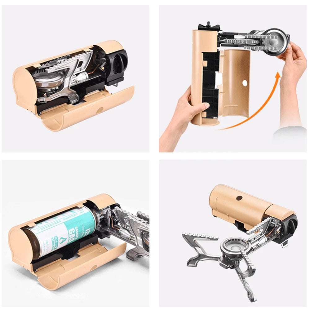 Camping Cassette Stove 2600W with Carrying Bag N906448