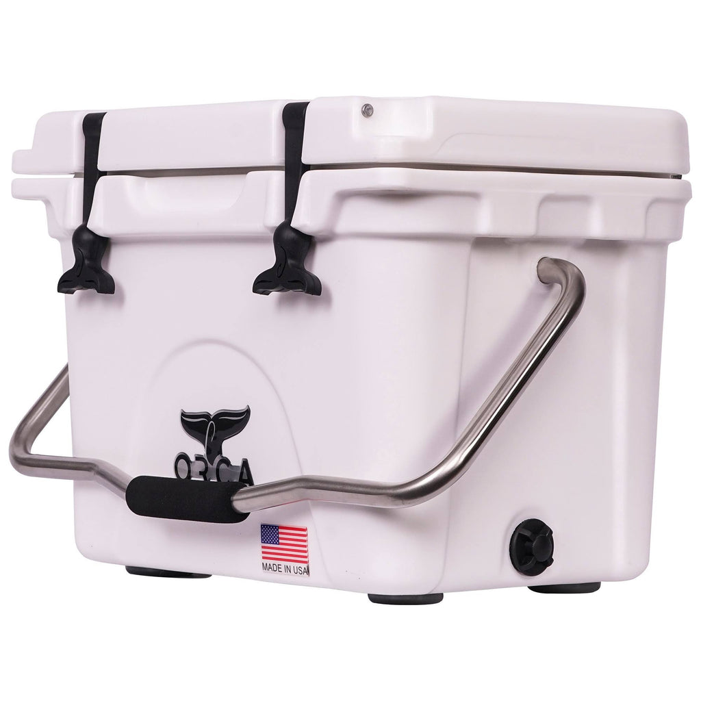 White 20-Quart Rotomold Cooler J8023