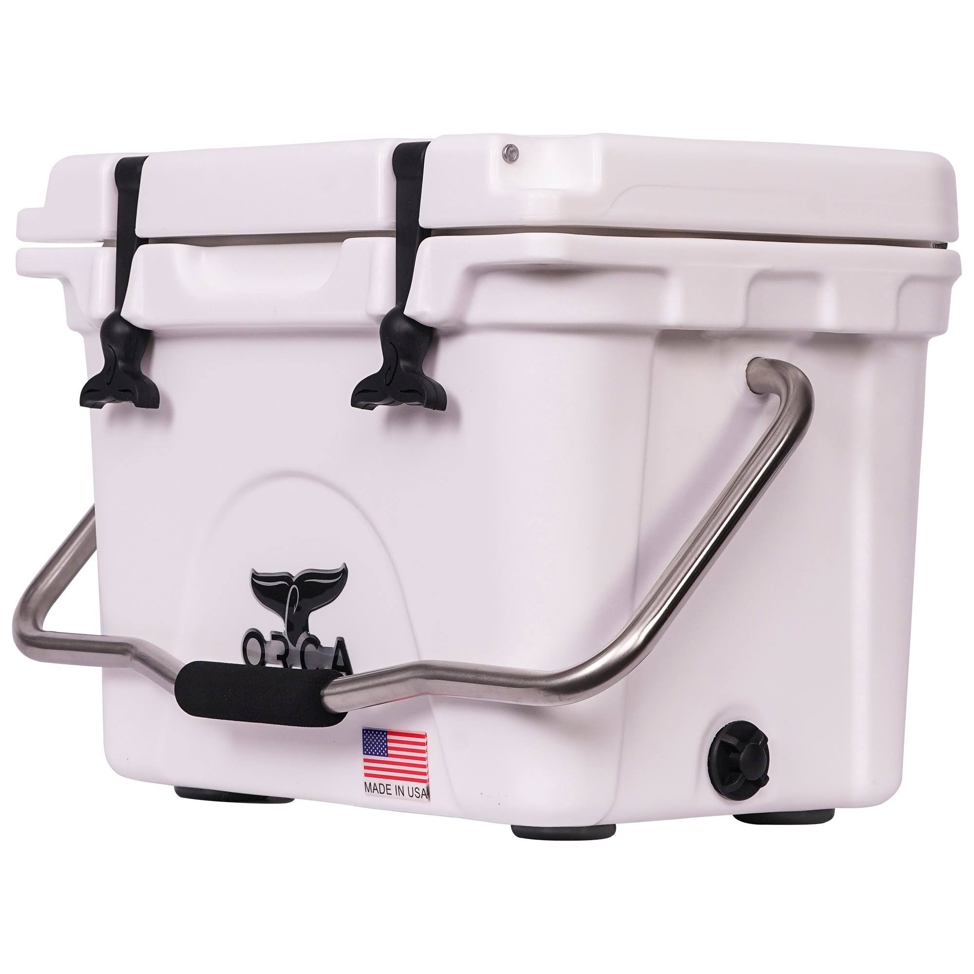 White 20-Quart Rotomold Cooler J8023
