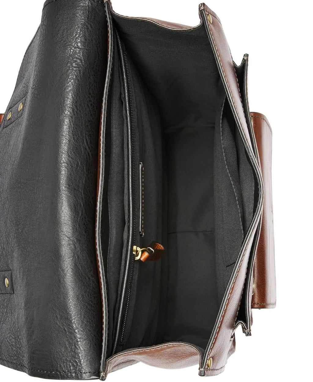 Cognac Leather Rucksack Q203
