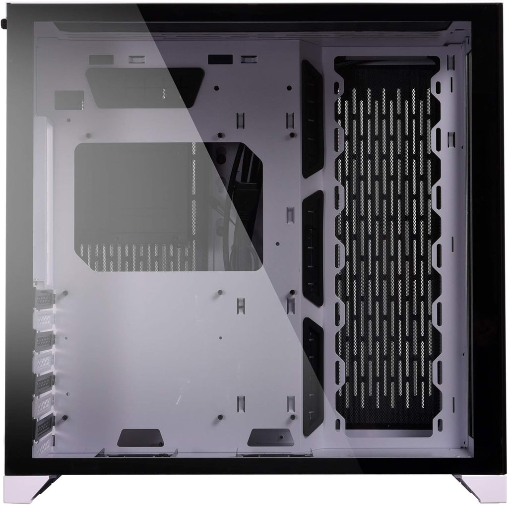 Black ATX Mid Tower Tempered Glass Computer Case A8753