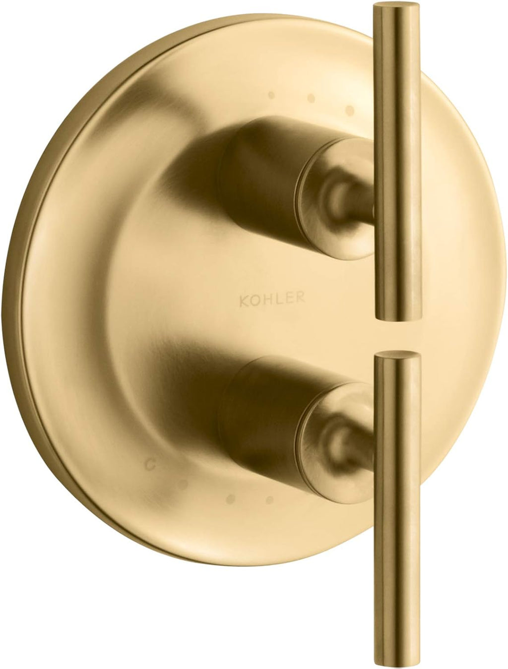 Vibrant Brushed Moderne Brass Valve Trim G67459